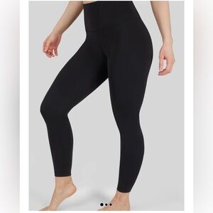 HIGH WAIST FLEECE LINED LEGGING WITH SIDE POCKETS